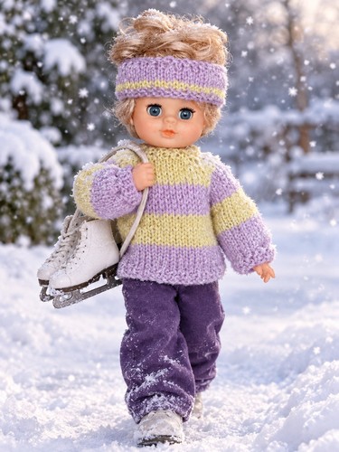 Pullover für 23cm puppe - pullover, 23cm.puppe
