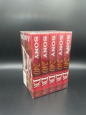 5x Sony 240 DX VHS Video