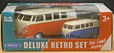 Deluxe Retro Set von Welly - 1963 Volkswagen T1 Bus - 1:40 & 1:24 OVP-ungeöffnet