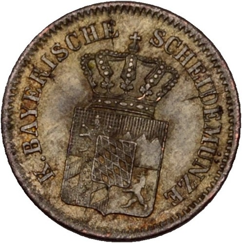Bayern kreuzer 1866 7 - bayern,