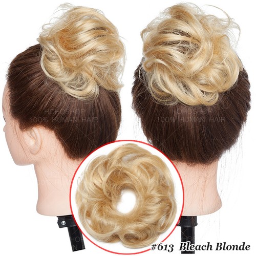 Messy dutt human hair bun - dutt,