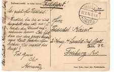 Feldpost 1916 villingen nach - villingen,