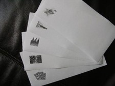 Briefumschläge Kirchenorgel Pfeifenorgel Orgelpfeifen