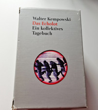 Das Echolot - Ein kollektives Tagebuch - Walter Kempowski - 4 x Buch im Schuber