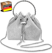 Glitzer-Strass Clutch Damen