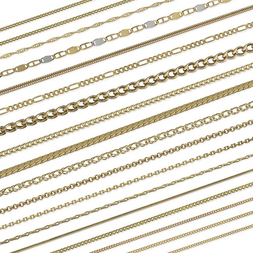 Echte 333 585 - gelb, gold