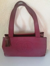 Chanel CC Handtasche Kaviarleder Bordeauxrot mit Echtheitszertifikat Vintage