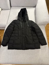 SOCCX Damen Steppjacke, Schwarz, Größe 42/44, abnehmbare Kapuze