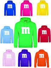Hoodie Kostüm Gruppenkostüm für M&M Fans Karneval M und M