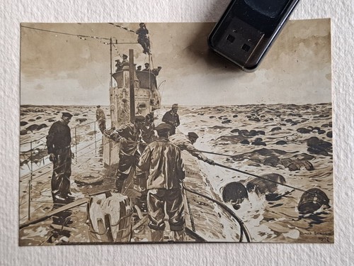 Claus bergen 1917 boot - claus, krieg