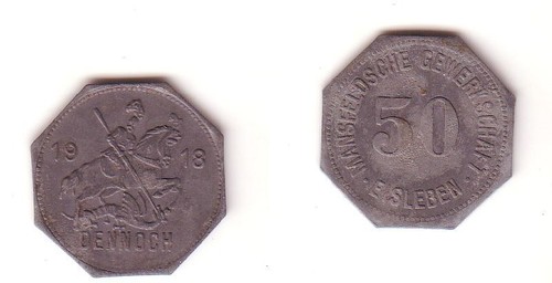 Pfennig notgeld zink münze - pfennig,