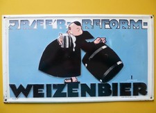 Reklameschild Blechschild alt