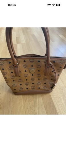 Mcm damen handtasche cognac - mcm, handtasche,