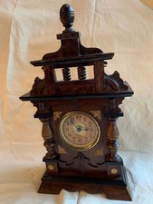  Gründerzeit Tischuhr Kaminuhr mit Walzspielwerk Spieluhr