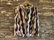 Key Largo Shirtbluse, Damen, Braun-Beige-Grau Gemustert, Damen, Größe S