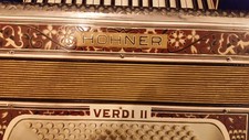 Hohner Verdi II 2 Akkordeon 1935 - 58 Erb Stück Koffer Instrument