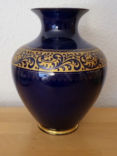 Rosenthal vase kobaltblau - vase,