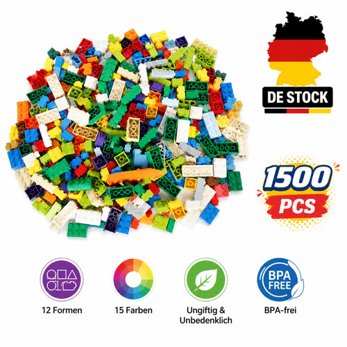 1500 stücke grundbausteine - 1500,