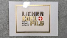 Licher Brauerei Bieretikett