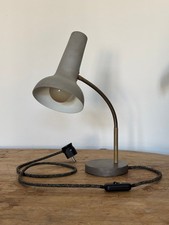 60er Jahre Schreibtischlampe aus Aluminium und Stahl