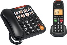 VTech CL6550 Telefon große Tasten Anrufblock Mobilteil Lautsprecher UVP 79,99