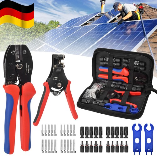 Solarstecker crimpzange set - crimpzange, pv
