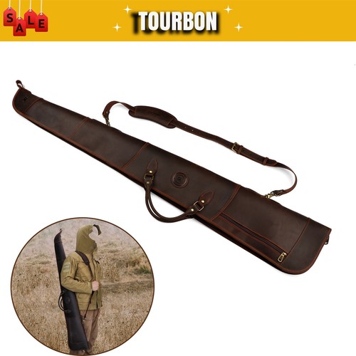Tourbon leder gewehrkoffer - tourbon, leder-gewehrkoffer
