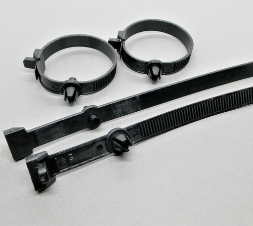 10x kabelbinder mit clips - kabelbinder,