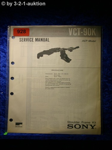 Sony service manual - service, vct
