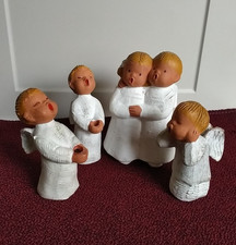 5 x niedliche Singer Engel  - 1 x Geschwister , 2 x singen, 1 x Ohren zu