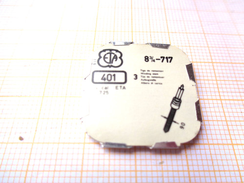 Aufzugswelle für eta - 3,