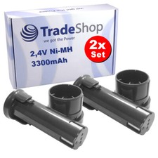 2x Premium AKKU 2.4V 3000mAh