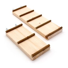  Hamsterleiter Nager Spielzeug 2x Set Naturholz Maus Hamster Käfigzubehör