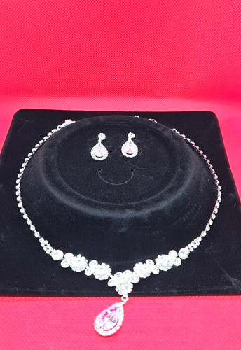 Collier mit ohringe zirkonia - mit,