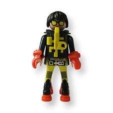 Playmobil Figur Mann Taucher Tiefsee Forschung Technik Atemgerät Flossen