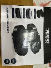 Princess® Hamburger-Maker 1000W für 2 Burger, Schwarz