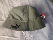 PUMA Wende Mütze, Hut, Anglerhut, Busch Hut,  kariert & Military green, Gr. S/M