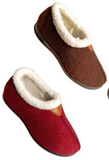 Hausschuh Damen  Filz Warm Winter Pantoffeln mit Futter Gr. 34-41