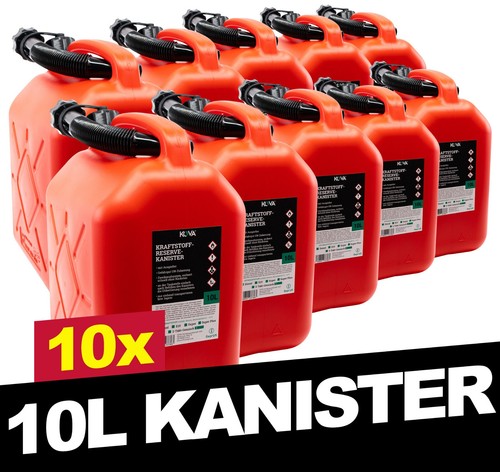 10x 10l benzinkanister - 10x,