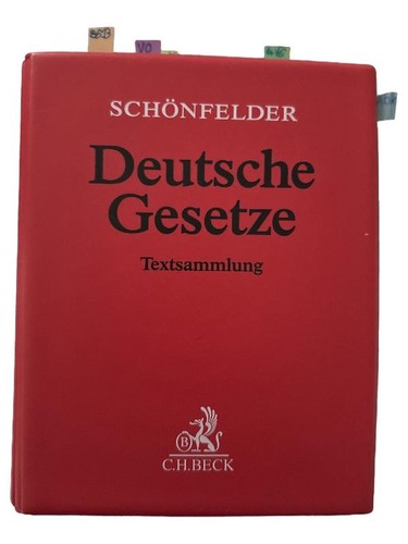 Schönfelder deutsche gesetze - schönfelder,