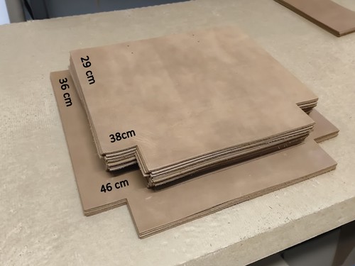 Lederreste fettleder 2mm - fettleder,
