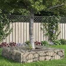 Gabionen Hochbeet Silber 100 x