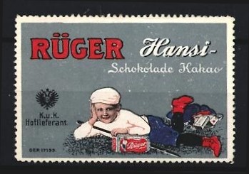 Reklamemarke rüger - reklamemarke,