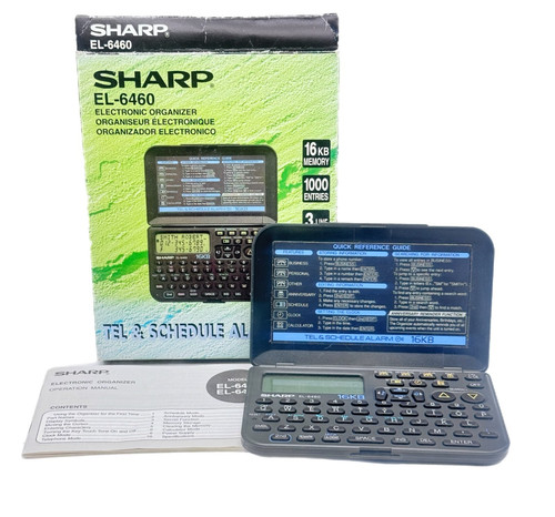 Sharp 6460 organizer 16kb - el-6460,