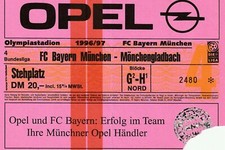 96/97 Ticket FC Bayern