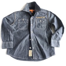 Staccato Jungen Hemd Jeansoptik Chic Langarm 104/110 