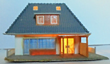 Faller B 250 Einfamilienhaus mit Walmdach beleuchtet Spur H0 #F8#