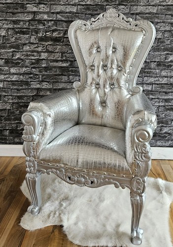 Kindersessel silber sessel - kindersessel,