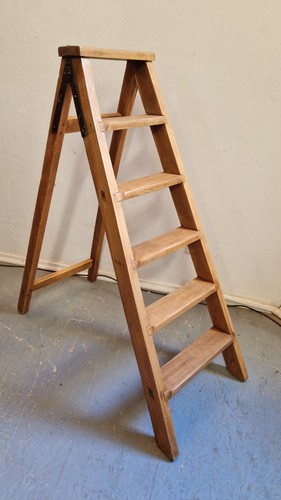 Bibliotheksleiter buche massiv - bibliotheksleiter,