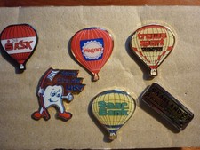 Saarland "6 wunderschöne Pins 1990er Jahre" Bank, Versicherungen, Ballon, Pizza